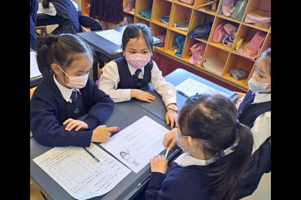 怎樣才能保持身體健康? 二年級同學在常識課學會當中的秘訣。